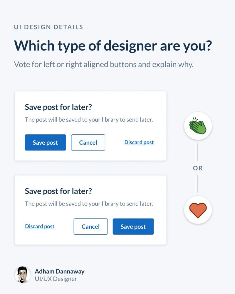 design poll by Adham Dannaway